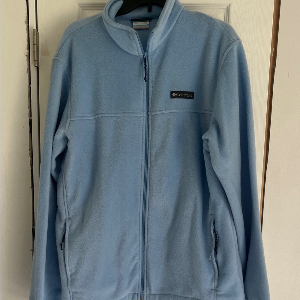 Columbia Baby Blue Full-Zip Fleece Jacket